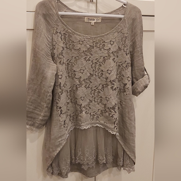Fresh FX layered lacey tunic - Picture 7 of 8